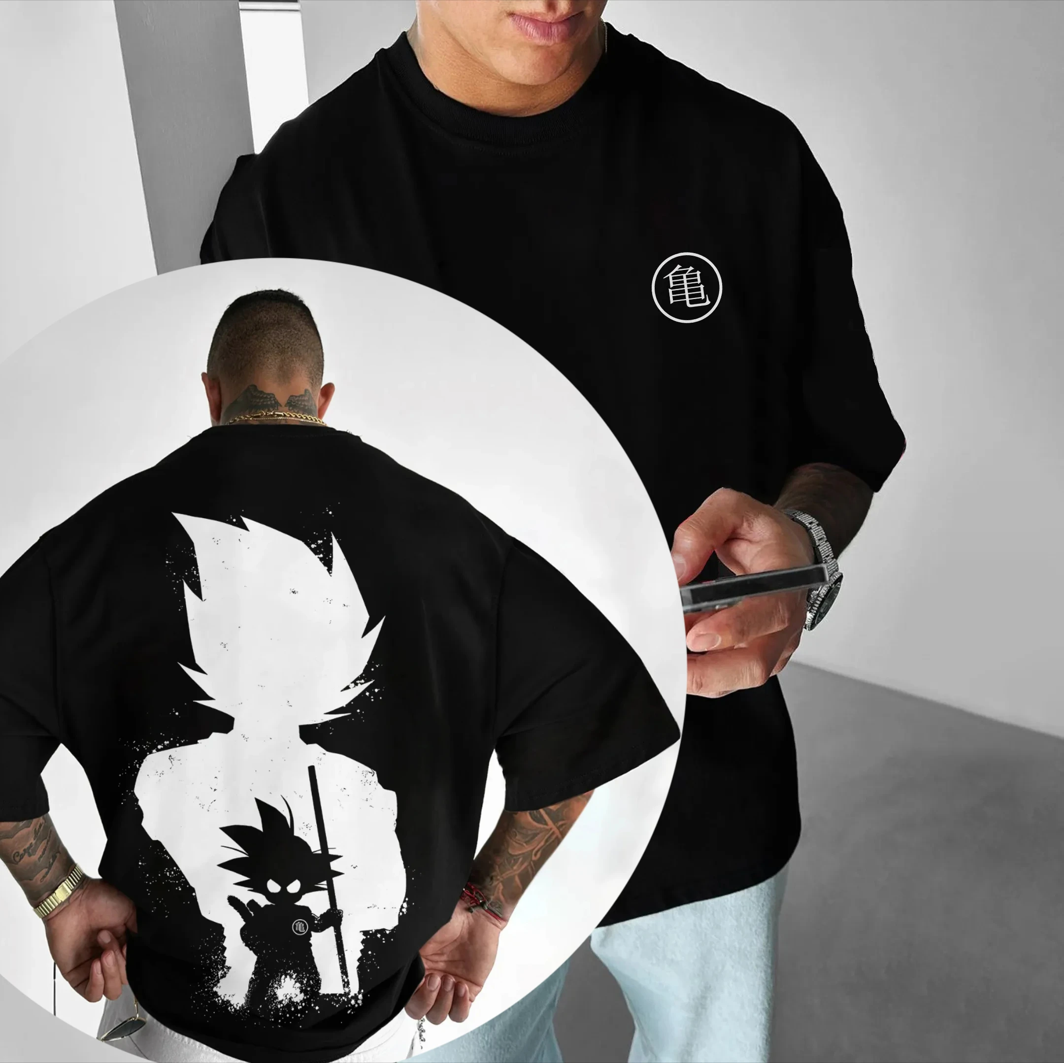 Dragon Ball Trend с коротким рукавом Летний тренд Комфортная спортивная повседневная одежда с коротким рукавом Популярная одежда для пар Половина рукава с коротким рукавом
Dragon Ball Trend с коротким рукавом Летний тренд Комфортная спортивная повседневная одежда с коротким рукавом Популярная одежда для пар Половина рукава с коротким рукавом