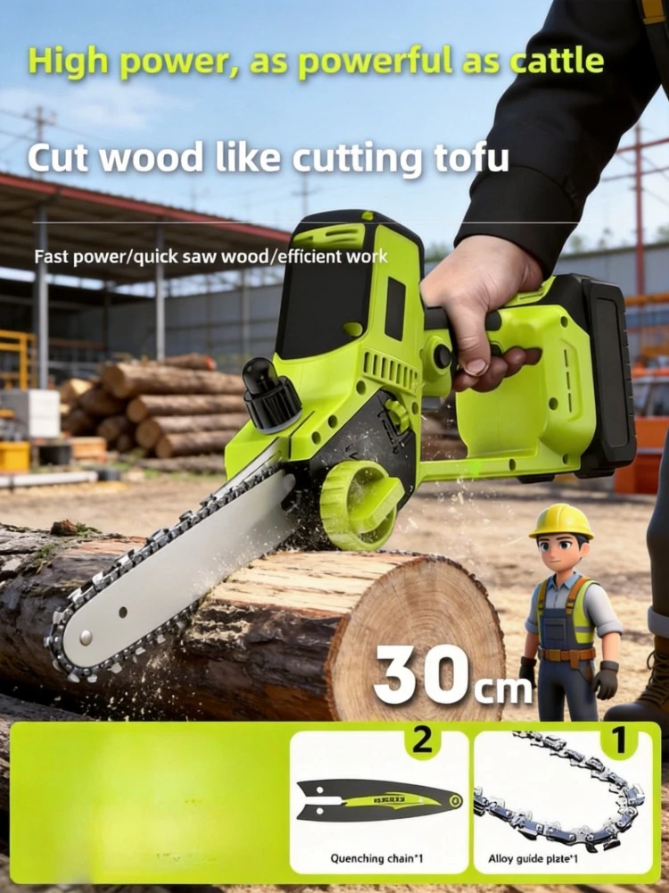 Large Capacity Lithium Rechargeable Handheld Electric Chainsaw Household Tree Logging Cutting Saw
Large Capacity Lithium Rechargeable Handheld Electric Chainsaw Household Tree Logging Cutting Saw