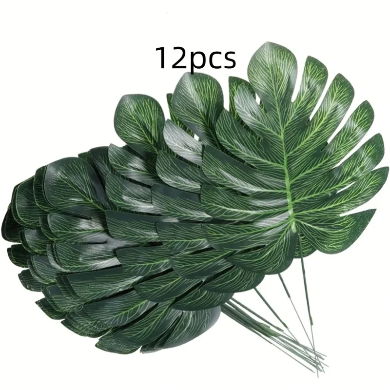 12pcs Artificial Green Turtle Leaf Scattered Tail Leaf Fake Silk Plant For DIY Wedding Birthday Party Home Decor Palm Leave 2026
12pcs Artificial Green Turtle Leaf Scattered Tail Leaf Fake Silk Plant For DIY Wedding Birthday Party Home Decor Palm Leave 2026