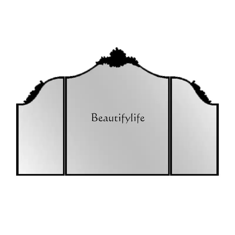 European retro carved tri-fold mirror three-sided folding mirror living room bedroom decoration
European retro carved tri-fold mirror three-sided folding mirror living room bedroom decoration