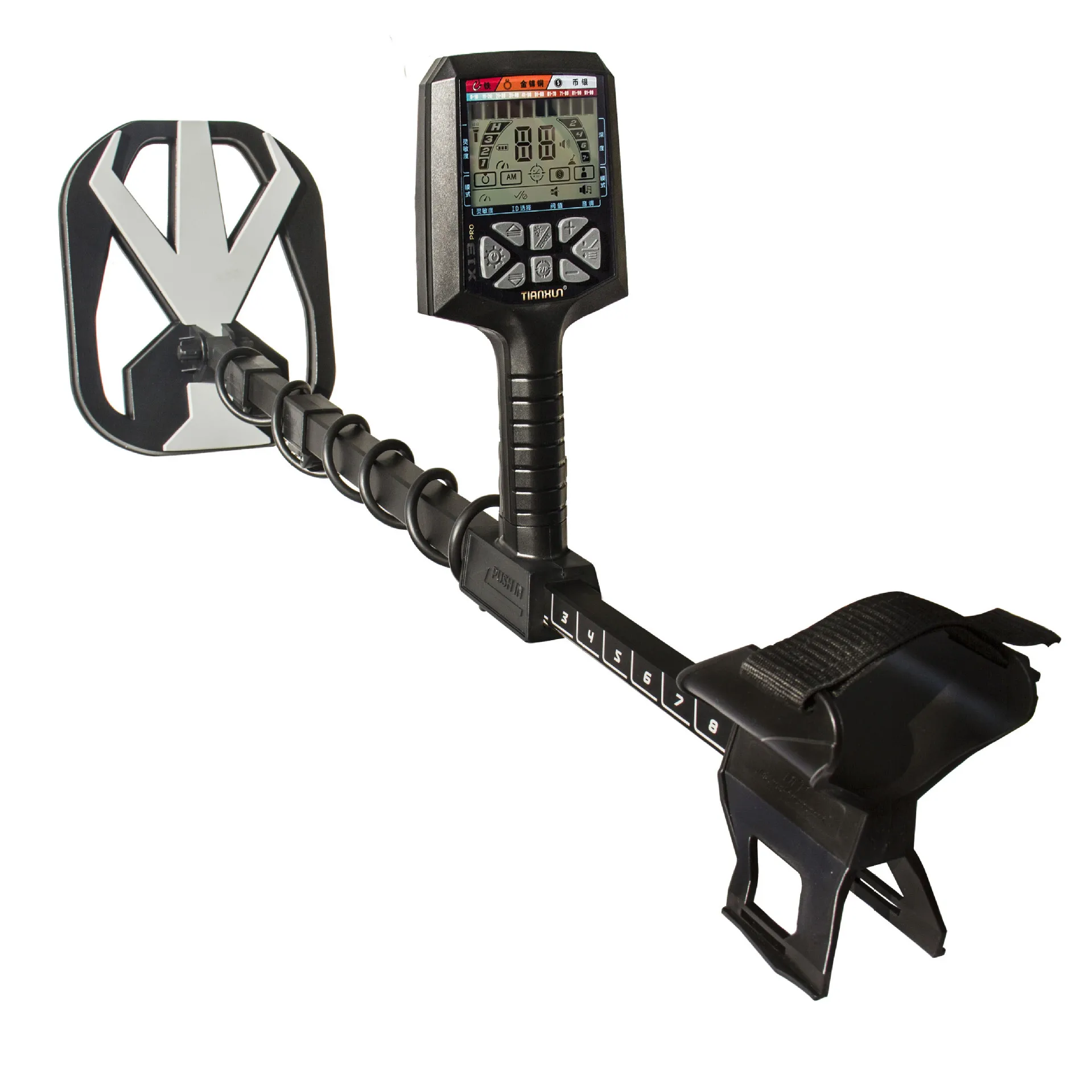 New Professional Handheld Portable Gold Metal Detector X13 Pro Outdoor Underground Copper Iron Treasure Finder LCD Display
New Professional Handheld Portable Gold Metal Detector X13 Pro Outdoor Underground Copper Iron Treasure Finder LCD Display