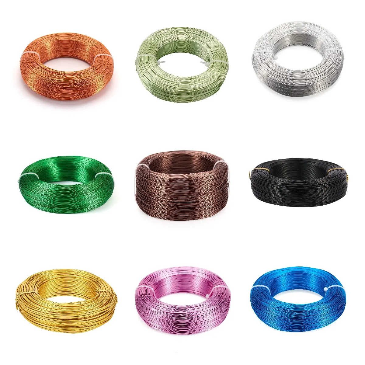 500g 1/1.5/2 mm Aluminum Wire Flexible Craft Beading Wire Jewelry Findings for Jewelry Making DIY Necklace Bracelet
500g 1/1.5/2 mm Aluminum Wire Flexible Craft Beading Wire Jewelry Findings for Jewelry Making DIY Necklace Bracelet