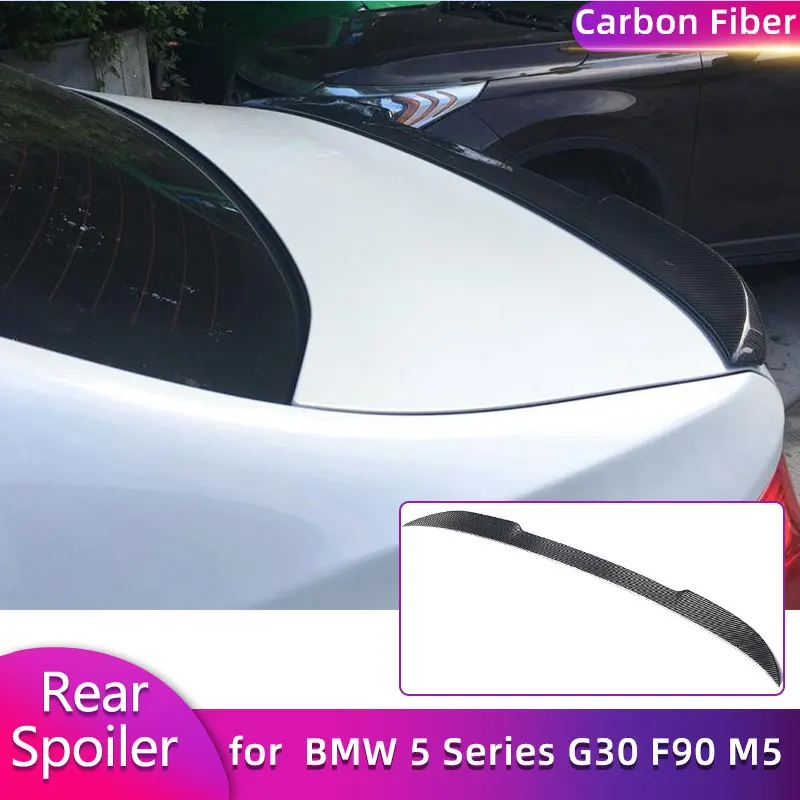 Rear Trunk Spoiler Wings for BMW 5 Series G30 M-Sport F90 M5 Sedan 2017-2023 Full Carbon Fiber Car Racing Rear Spoiler Wing Lip
Rear Trunk Spoiler Wings for BMW 5 Series G30 M-Sport F90 M5 Sedan 2017-2023 Full Carbon Fiber Car Racing Rear Spoiler Wing Lip