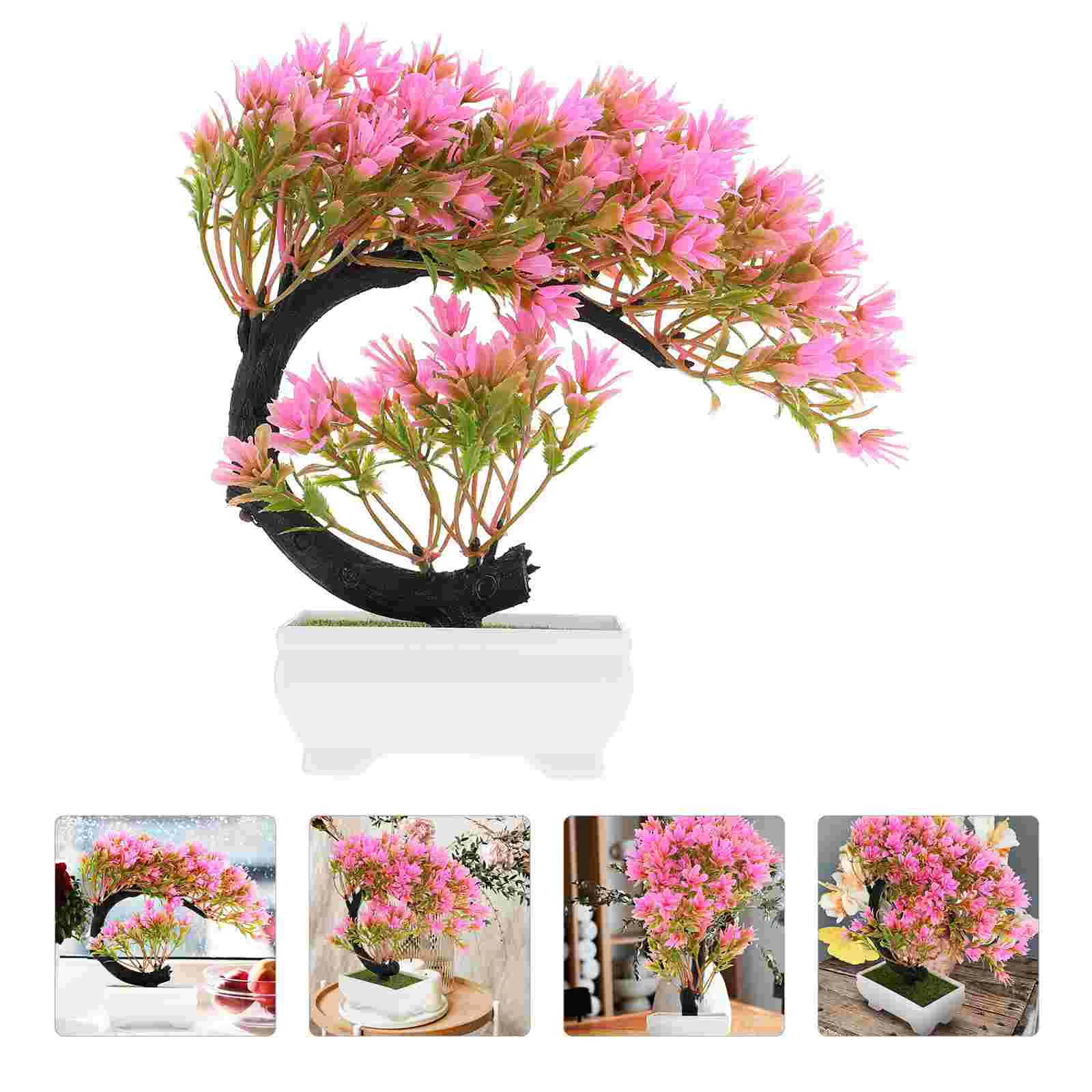 Artificial Potted Plant Fake Flower Bonsai Decorative Realistic Desktop Ornament Tree Simulated Adorn Adornment
Artificial Potted Plant Fake Flower Bonsai Decorative Realistic Desktop Ornament Tree Simulated Adorn Adornment
