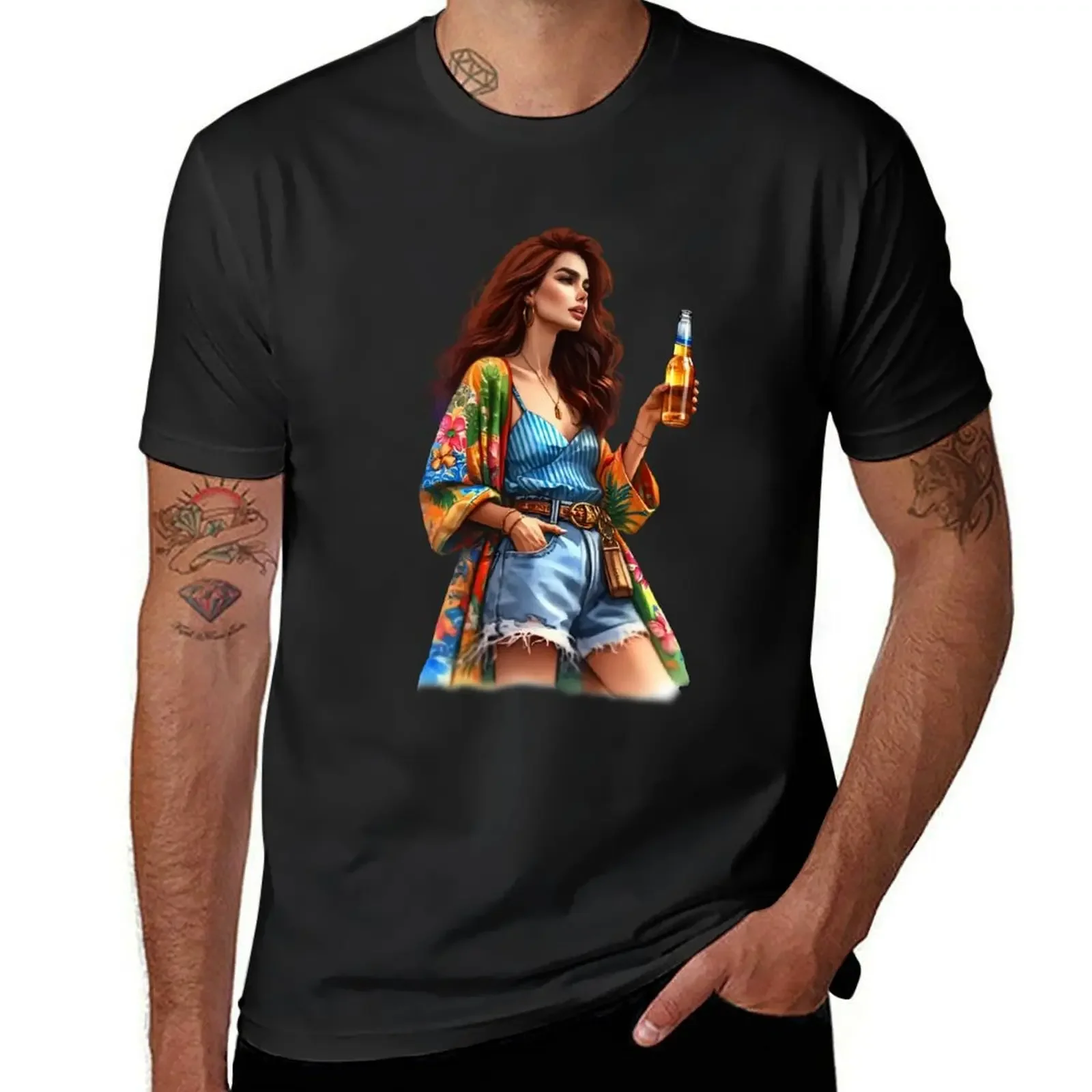 Beach Girl, Spring Break Watercolor T-Shirt Aesthetic clothing boys whites mens t shirts
Beach Girl, Spring Break Watercolor T-Shirt Aesthetic clothing boys whites mens t shirts