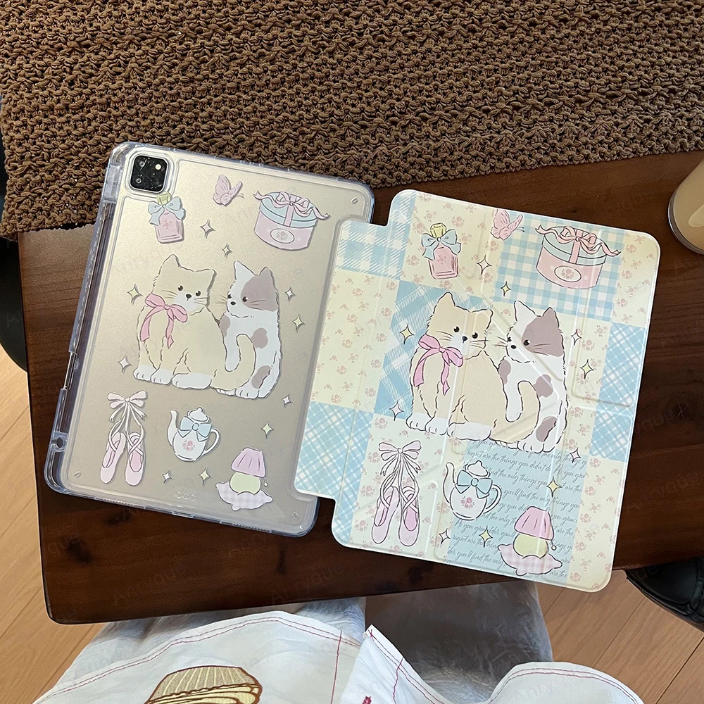 Cute Cartoon Cat Case for iPad A16 11th 2025 Pad 10 10th Generation 2024 Pro 11 Air 11" Air 5 4 10.9 inch Cover with Pen Holder
Cute Cartoon Cat Case for iPad A16 11th 2025 Pad 10 10th Generation 2024 Pro 11 Air 11" Air 5 4 10.9 inch Cover with Pen Holder