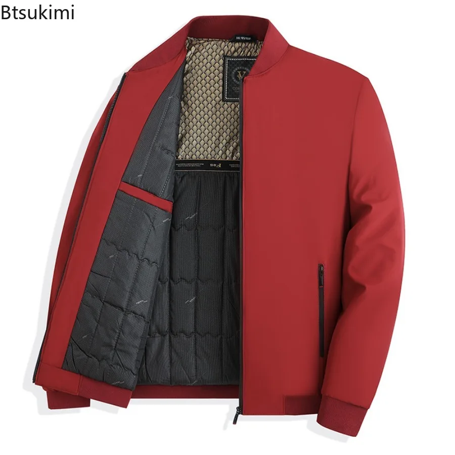 Business Casual Men's Thicken Jackets Fashion Baseball Collar Zipper Middle-Aged Elderly Coats Autumn Winter Warm Padded Jackets
Business Casual Men's Thicken Jackets Fashion Baseball Collar Zipper Middle-Aged Elderly Coats Autumn Winter Warm Padded Jackets