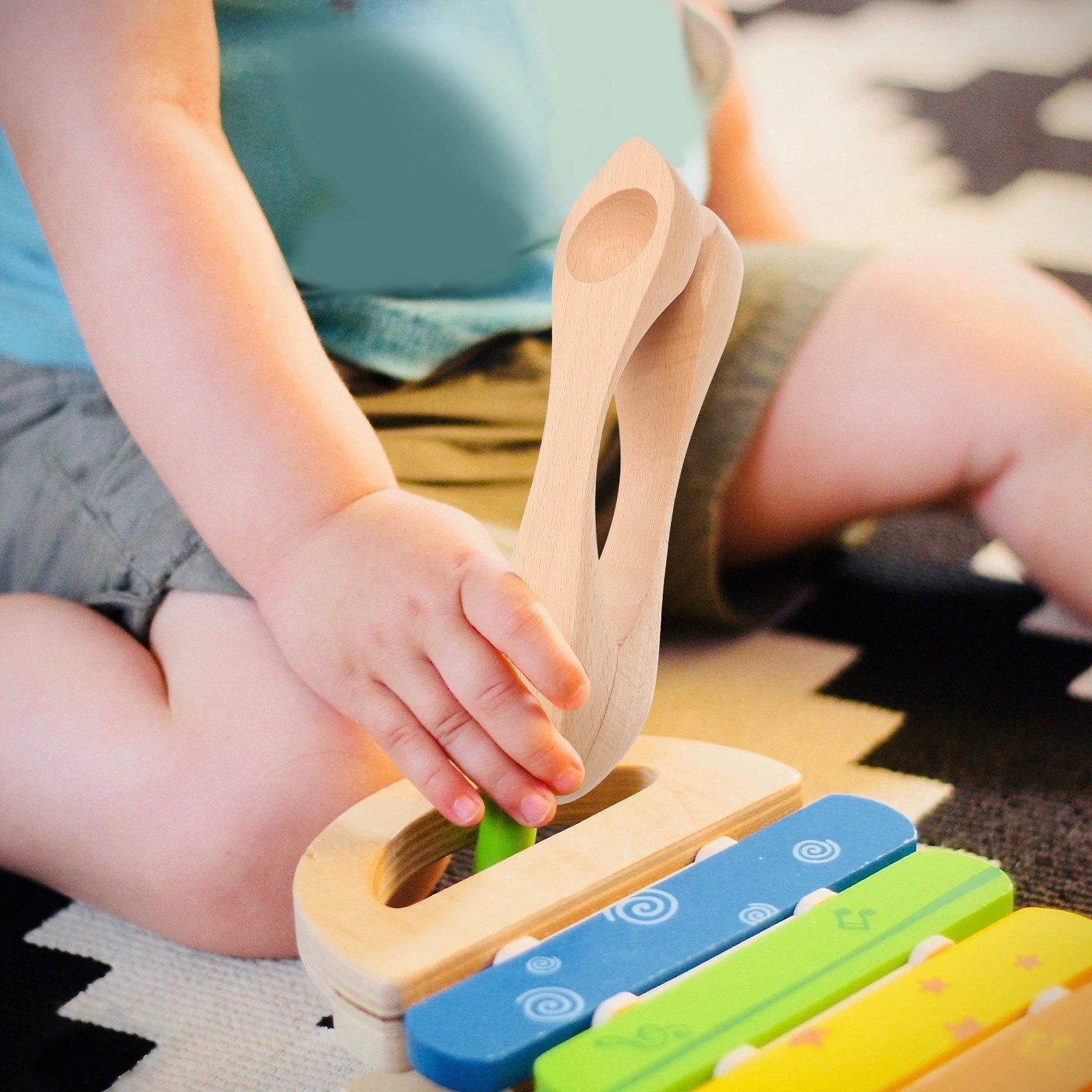 2pcs Wooden Musical Spoon Kids Percussion InstrumentToddler Toy SpoonsDurableSmooth SurfaceEasy to PlayHomeSchool Gifts
2pcs Wooden Musical Spoon Kids Percussion InstrumentToddler Toy SpoonsDurableSmooth SurfaceEasy to PlayHomeSchool Gifts