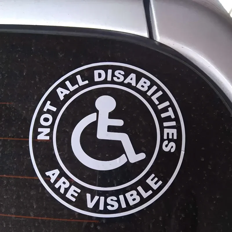 Classic Not All Disabilities Are Visible Creative Stickers for Cartoon Fans Lover,high Quality for Car Trucks SUV RV Car Gadget
Classic Not All Disabilities Are Visible Creative Stickers for Cartoon Fans Lover,high Quality for Car Trucks SUV RV Car Gadget
