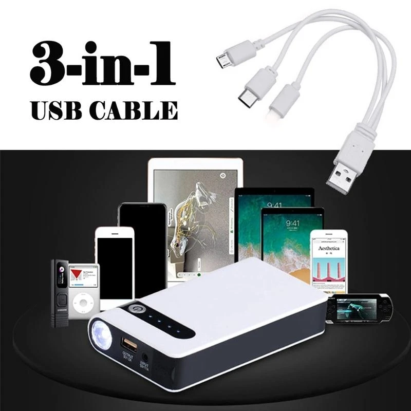 A2UC Car Jump Starter 12V Portable Emergency Wireless 20000mAh Car Automotive Battery Jumper
A2UC Car Jump Starter 12V Portable Emergency Wireless 20000mAh Car Automotive Battery Jumper