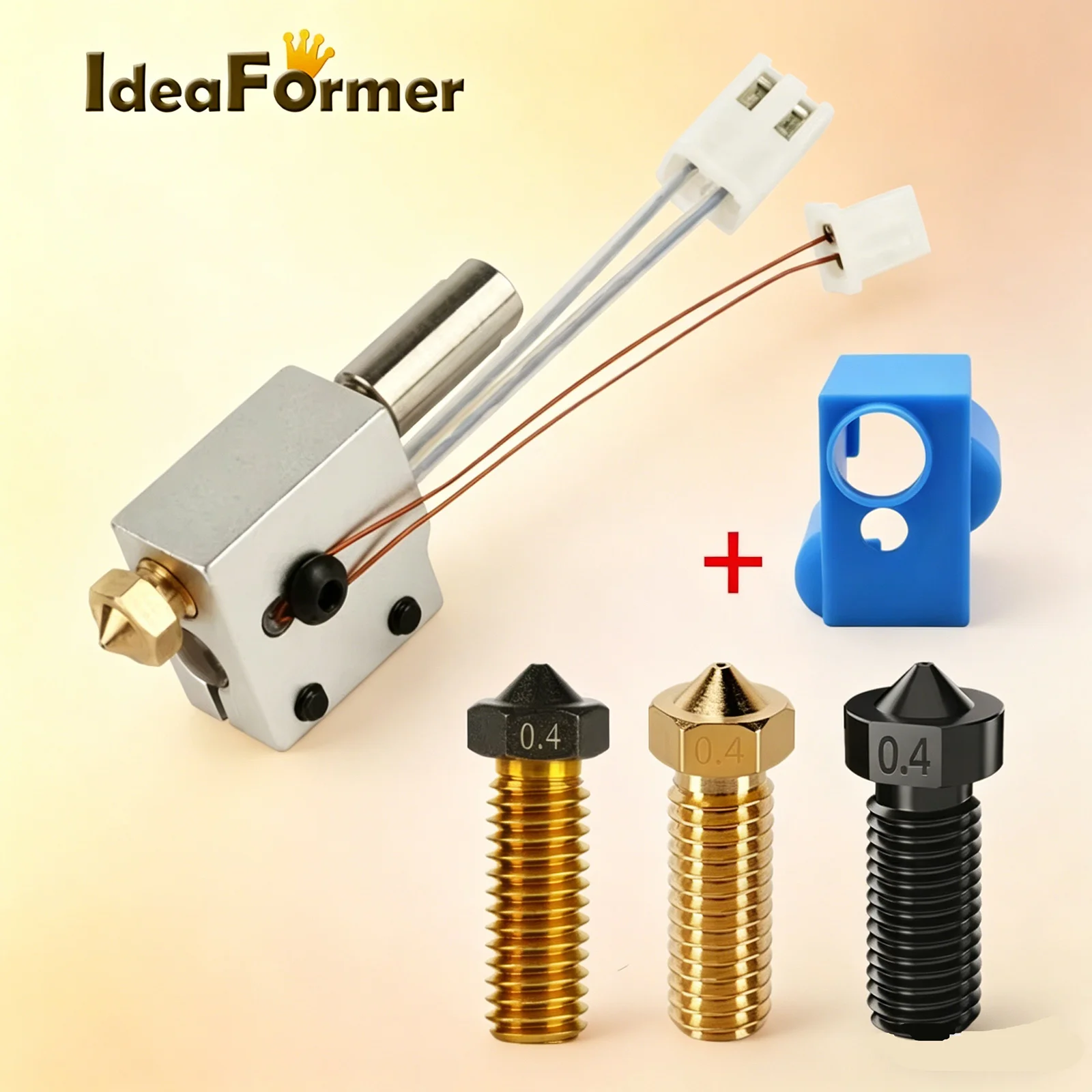 For Artillery Sidewinder X1/X2 Genius Pro Hotend Heating Tube Thermistor Silicone Cover Volcano Nozzle 3D Printer Hotend Kit
For Artillery Sidewinder X1/X2 Genius Pro Hotend Heating Tube Thermistor Silicone Cover Volcano Nozzle 3D Printer Hotend Kit