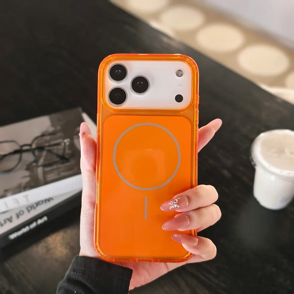 New original official orange, blue, white and magnetic protective case for iPhone 17 Pro Max, 17 Air mobile phone case.brief
New original official orange, blue, white and magnetic protective case for iPhone 17 Pro Max, 17 Air mobile phone case.brief