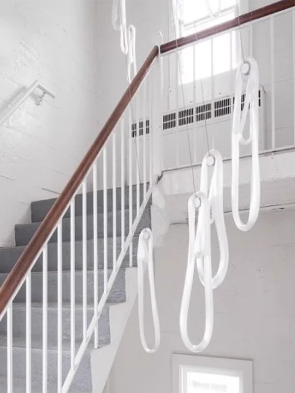 Designer Glass Chandelier Light with Adjustable Hanging Height and Dimmable LED for Hotel and Staircase Lighting Decoration
Designer Glass Chandelier Light with Adjustable Hanging Height and Dimmable LED for Hotel and Staircase Lighting Decoration