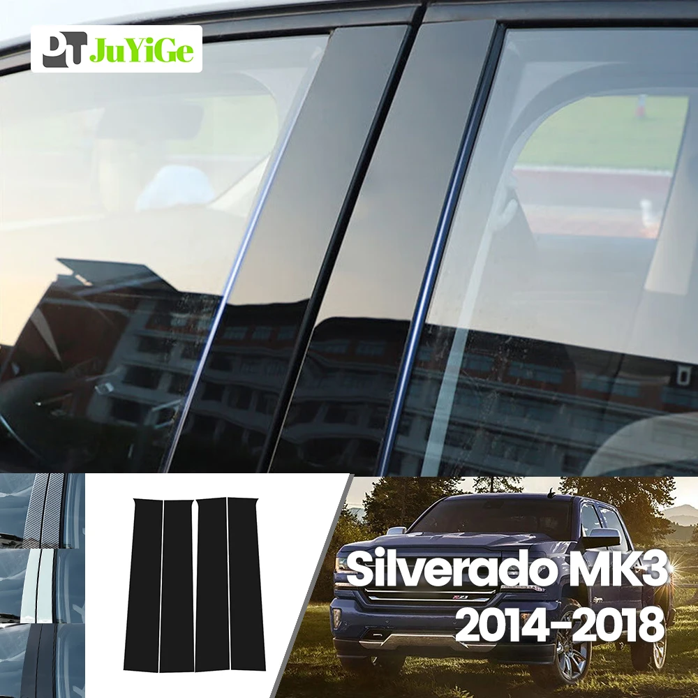 Для Chevrolet Silverado 2014-2018 2015 2016 2017: Ярко-черные наклейки из карбонового волокна на окна и двери (B/C-стойки)
Для Chevrolet Silverado 2014-2018 2015 2016 2017: Ярко-черные наклейки из карбонового волокна на окна и двери (B/C-стойки)