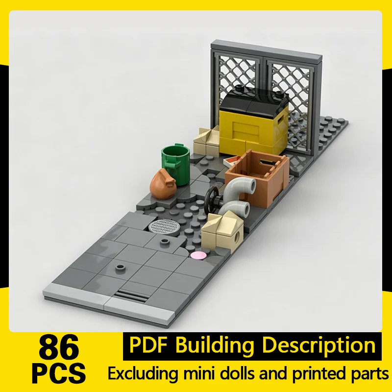 City Street View Model MOC Building Bricks City Back Alley Modular Technology Gifts Holiday Assemble Children Toys Suit
City Street View Model MOC Building Bricks City Back Alley Modular Technology Gifts Holiday Assemble Children Toys Suit