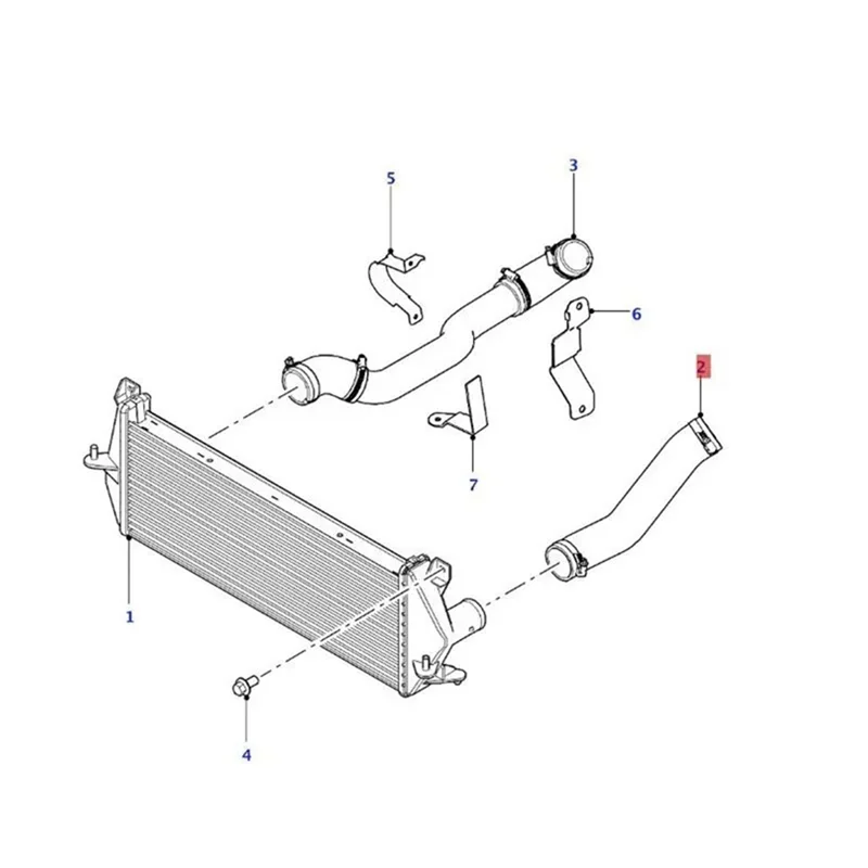 New Cooling System Coolant Pipe Turbo Intercooler Hose LR029650 For Land Rover Defender Spare Parts Accessories
New Cooling System Coolant Pipe Turbo Intercooler Hose LR029650 For Land Rover Defender Spare Parts Accessories