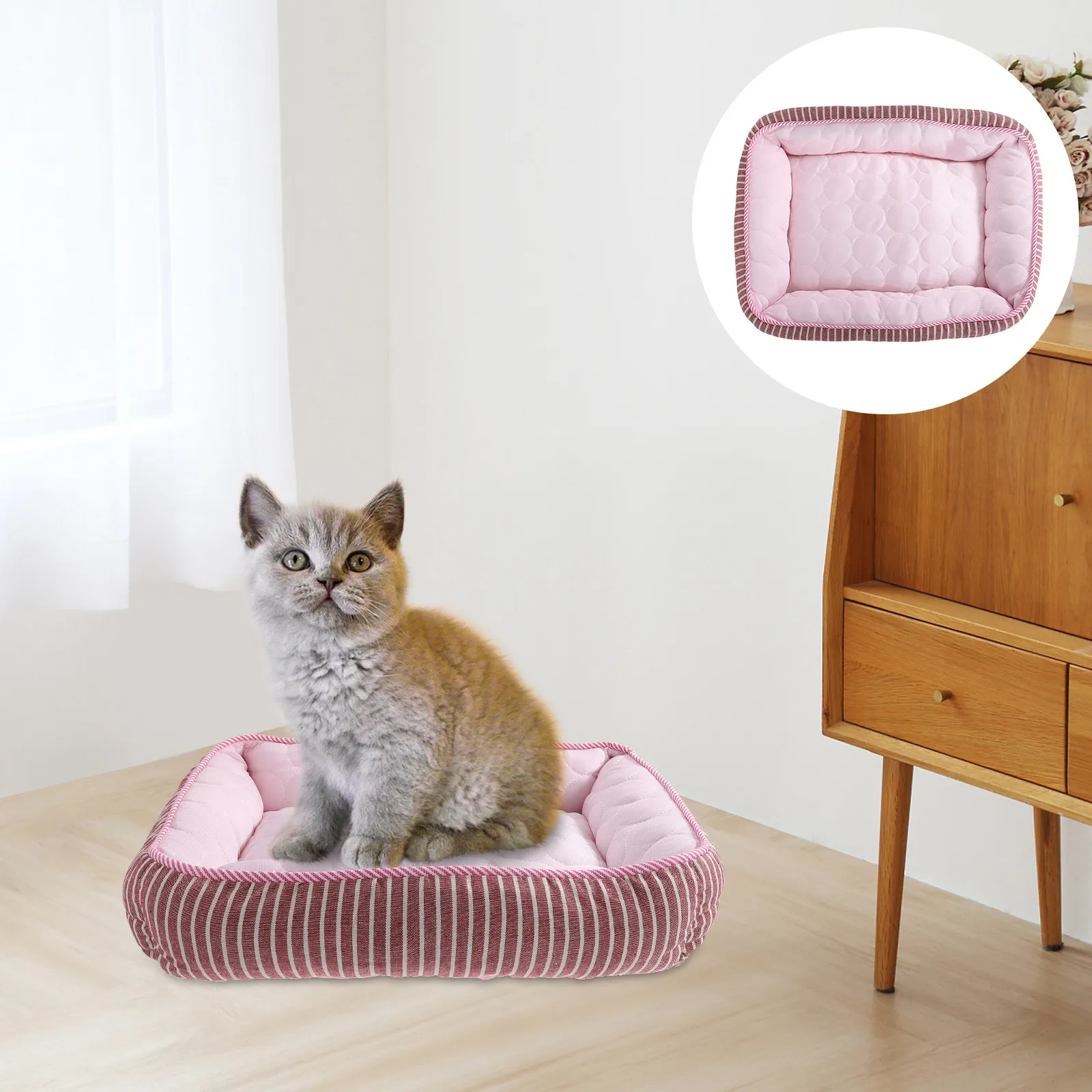 Pet Cooling Mat Summer Cooling Cushion Comfortable Dog Ice Nest Lightweight Portable Cool Pad for Dogs Cats Home Travel
Pet Cooling Mat Summer Cooling Cushion Comfortable Dog Ice Nest Lightweight Portable Cool Pad for Dogs Cats Home Travel