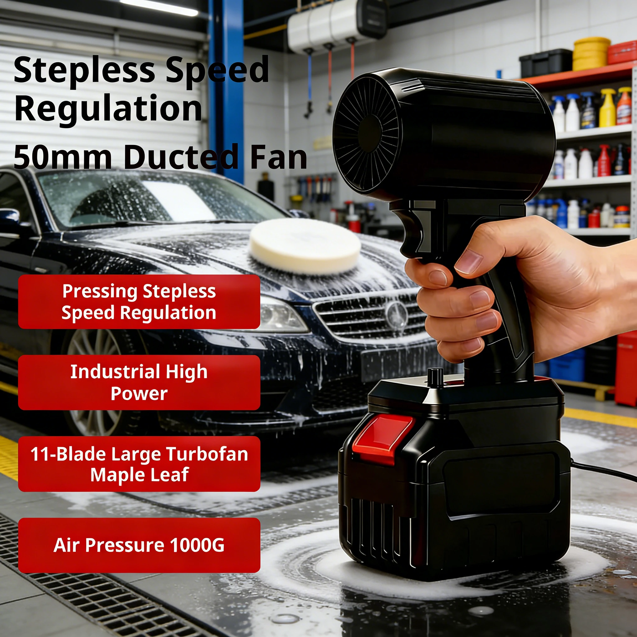 140000 Rotary Air Gun Turbo Jet Fan Electric POWERFUL BLOWERS Handheld Violent Fan Car Wash Snow Removal Air Dryer
140000 Rotary Air Gun Turbo Jet Fan Electric POWERFUL BLOWERS Handheld Violent Fan Car Wash Snow Removal Air Dryer