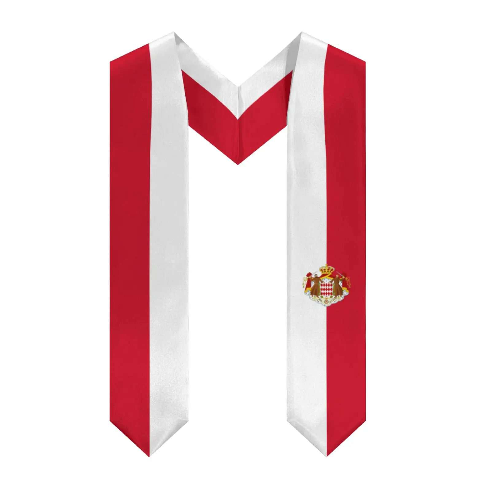 2025 Monaco Flag V-neck Graduation Stole Shawl Sash Honor For Study Aboard International Students
2025 Monaco Flag V-neck Graduation Stole Shawl Sash Honor For Study Aboard International Students