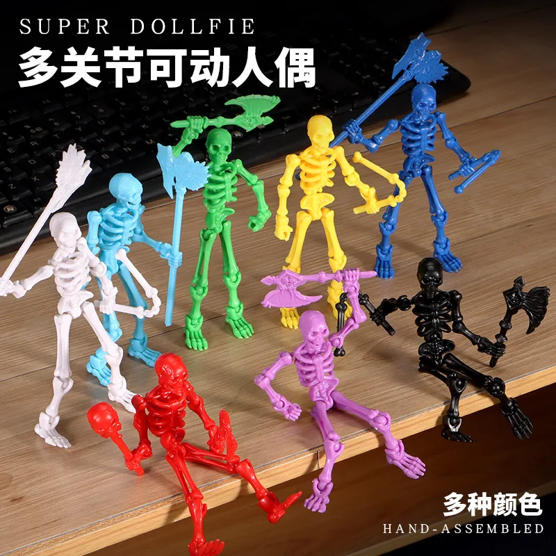 New Halloween Gift Skeleton Man Multi Joint Removable Decompression DIY Assembled Toy Skeleton Man Model Ornament 3D Printed
New Halloween Gift Skeleton Man Multi Joint Removable Decompression DIY Assembled Toy Skeleton Man Model Ornament 3D Printed