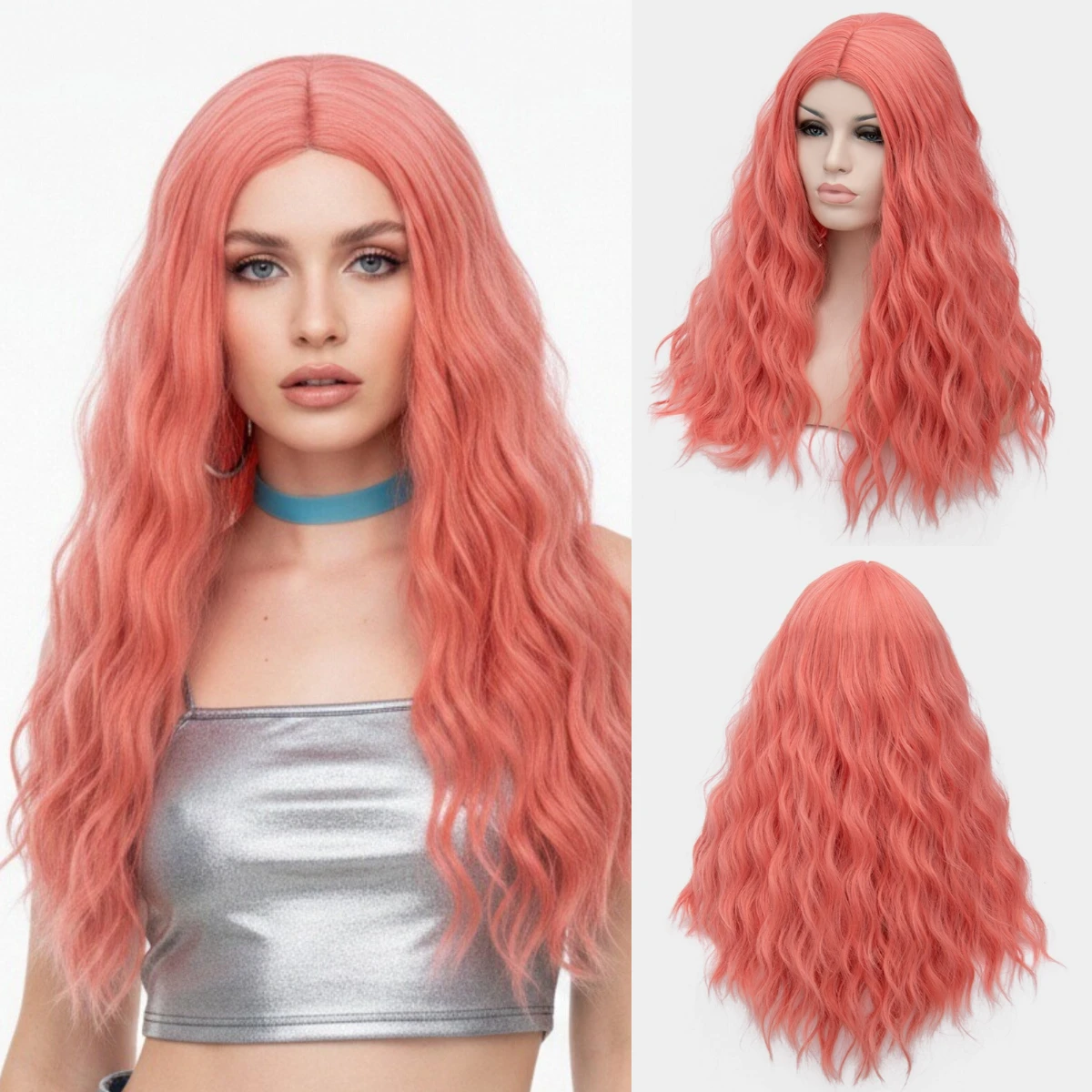 Women's Long Middle Part Line Heat Resistant Orange Wig Fluffy Wavy Synthetic for Halloween Christmas Cosplay Heat Resistant
Women's Long Middle Part Line Heat Resistant Orange Wig Fluffy Wavy Synthetic for Halloween Christmas Cosplay Heat Resistant