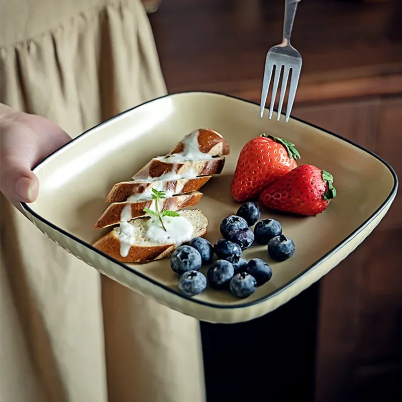 Plate Square Plate Rectangle Preparation Dumpling Vegetable Hot Pot Side Breakfast Plate
Plate Square Plate Rectangle Preparation Dumpling Vegetable Hot Pot Side Breakfast Plate