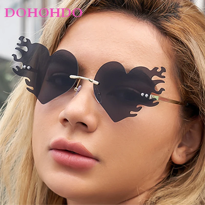Retro Rimless Metal Sunglasses Women Men Fashion Luxury Brand Designer Trend Hip Hop Wacky Party Sun Glasses UV400 Lentes De Sol
Retro Rimless Metal Sunglasses Women Men Fashion Luxury Brand Designer Trend Hip Hop Wacky Party Sun Glasses UV400 Lentes De Sol