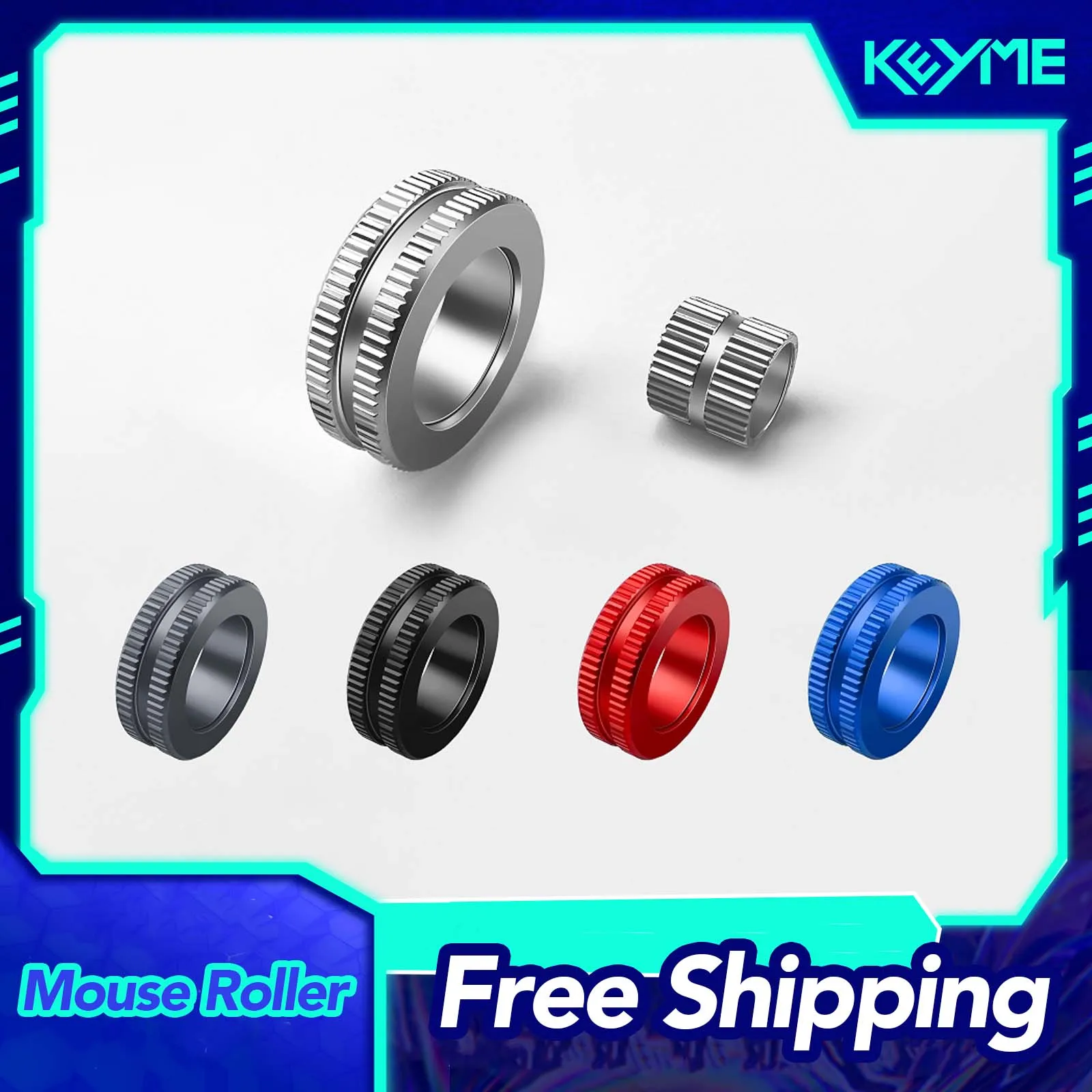 NEW Mouse Roller for MX Master 1S/2S Mouse Metal Wheel Replace Aluminum Alloy Material Custom Game Mouse Accessories Repair Tool
NEW Mouse Roller for MX Master 1S/2S Mouse Metal Wheel Replace Aluminum Alloy Material Custom Game Mouse Accessories Repair Tool