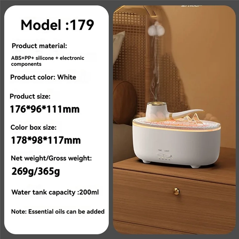 【Сьогодні только@】Трубный диффузор эфирного масла, 2 режима тумана, таймер и безводное автоматическое выключение, 7 цветов, светодиодный диффузный увлажнитель воздуха, 200 мл
【Сьогодні только@】Трубный диффузор эфирного масла, 2 режима тумана, таймер и безводное автоматическое выключение, 7 цветов, светодиодный диффузный увлажнитель воздуха, 200 мл