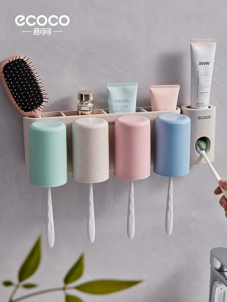 Toothbrush Rack Punch-Free Wall-Mounted Automatic Toothpaste Dispenser Artifact Squeezing Machine Household Toilet Set
Toothbrush Rack Punch-Free Wall-Mounted Automatic Toothpaste Dispenser Artifact Squeezing Machine Household Toilet Set