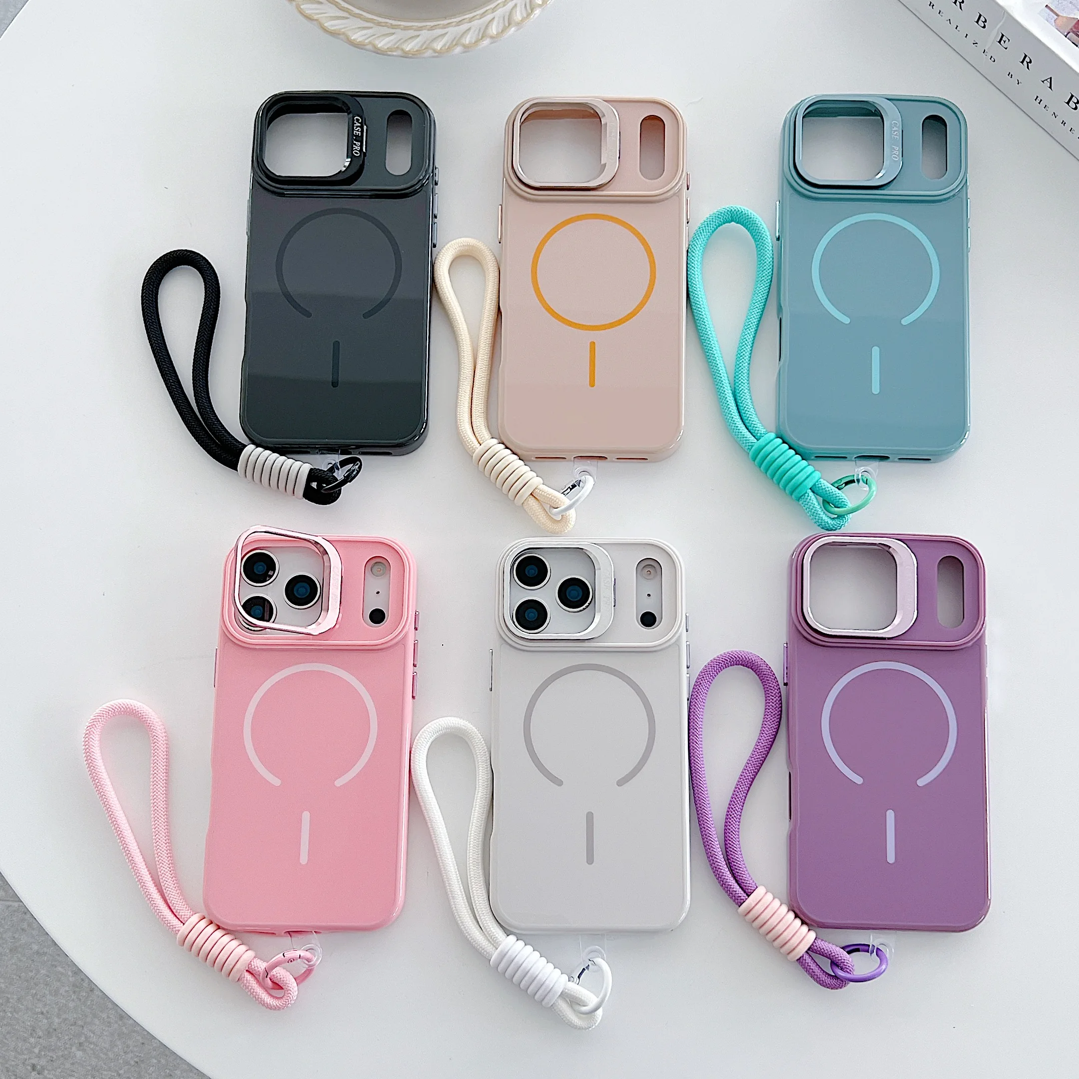 With Lanyard Lens Bracket Anti-drop Anti-fingerprint TPU Material Phone Case For iPhone 17 16 E 15 14 13 12 11 Pro Max Plus
With Lanyard Lens Bracket Anti-drop Anti-fingerprint TPU Material Phone Case For iPhone 17 16 E 15 14 13 12 11 Pro Max Plus