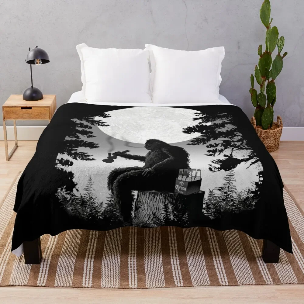 Bigfoot Chillaxin in the Forest Throw Blanket Soft Sherpa Fleece Warm Blanket for Winter
Bigfoot Chillaxin in the Forest Throw Blanket Soft Sherpa Fleece Warm Blanket for Winter