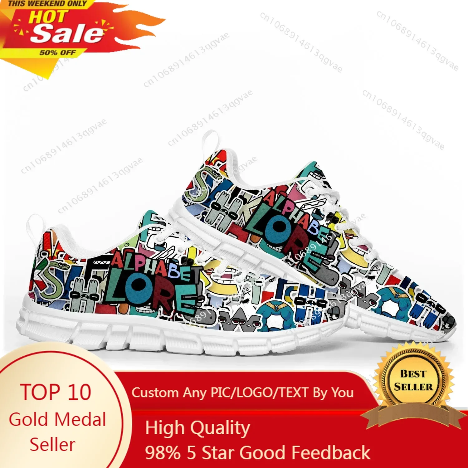 Alphabet Lore Sports Shoes Mens Womens Teenager Children Customized Sneakers Tailor-Made Shoe High Quality Couple Sports Shoes
Alphabet Lore Sports Shoes Mens Womens Teenager Children Customized Sneakers Tailor-Made Shoe High Quality Couple Sports Shoes