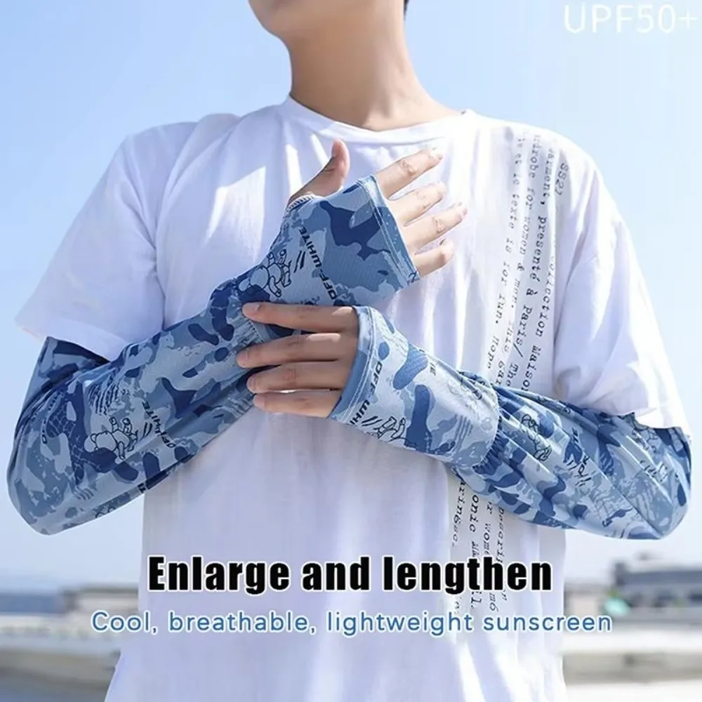 High Elastic Sunscreen Arm Sleeves Fingerless Washable Cooling Sleeves UV Protection Breathable Sun Protection Driving Sleeves
High Elastic Sunscreen Arm Sleeves Fingerless Washable Cooling Sleeves UV Protection Breathable Sun Protection Driving Sleeves