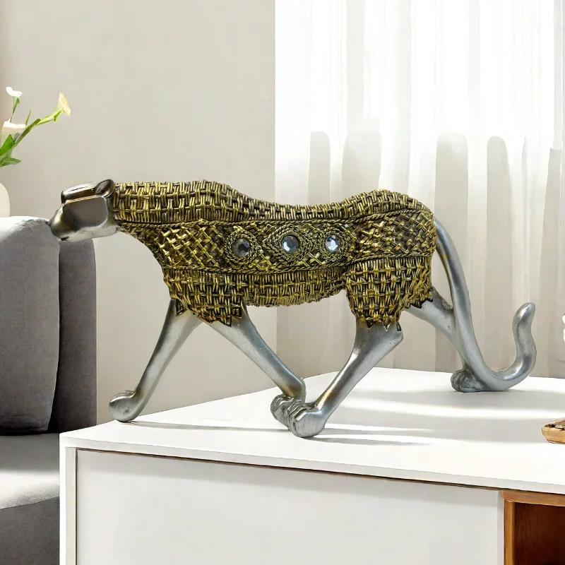 Hot Sales Animal Resin Rattan Leopard Home Decor Personalized Creative Living Room Ornaments Office Decoration Crafts Sculptures
Hot Sales Animal Resin Rattan Leopard Home Decor Personalized Creative Living Room Ornaments Office Decoration Crafts Sculptures