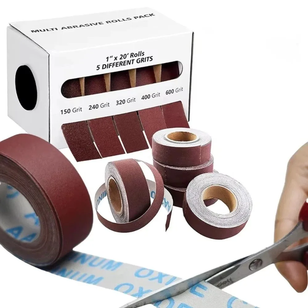 4/5/6 rolls 80/150/240/320/400/600 Grit Diamond Cloth Rolls with Dispenser Metal Emery Cloth Sandpaper Rolls
4/5/6 rolls 80/150/240/320/400/600 Grit Diamond Cloth Rolls with Dispenser Metal Emery Cloth Sandpaper Rolls
