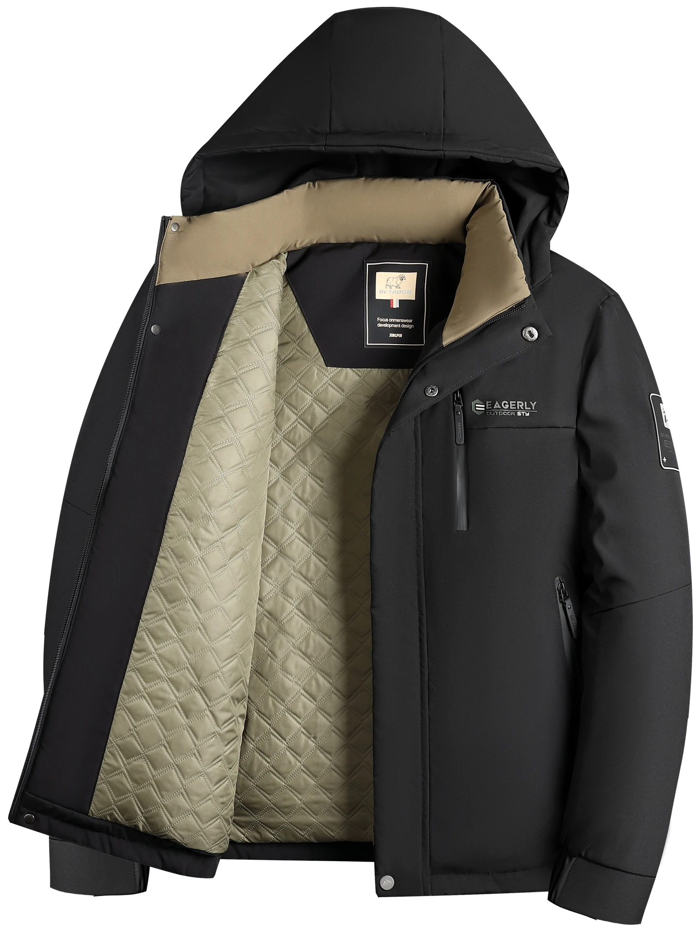 Thiened Winter Coat for Men Middle-Aged And ly Wool Cotton Jaet Faionable Urban Busin Casual Long Sve Zipper
Thiened Winter Coat for Men Middle-Aged And ly Wool Cotton Jaet Faionable Urban Busin Casual Long Sve Zipper