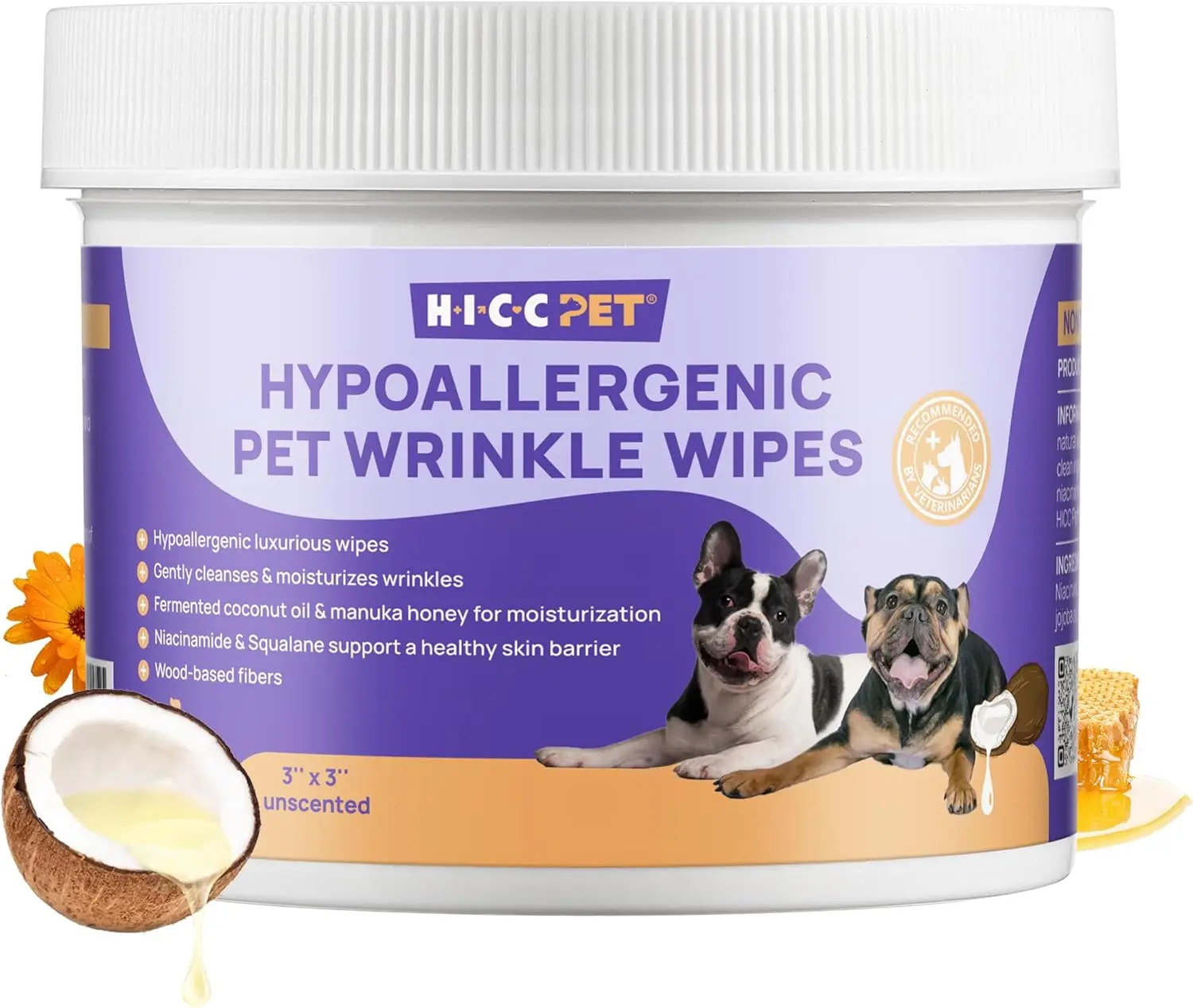 Wrinkle Wipes for Dogs Cleans Deodorizes Soothes Redness Prevents Infections Tear Stain Gentle 100 Count
Wrinkle Wipes for Dogs Cleans Deodorizes Soothes Redness Prevents Infections Tear Stain Gentle 100 Count