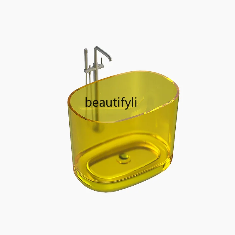 Resin crystal transparent bathtub color pure resin freestanding bathtub hotel bathtub factory wholesale
Resin crystal transparent bathtub color pure resin freestanding bathtub hotel bathtub factory wholesale