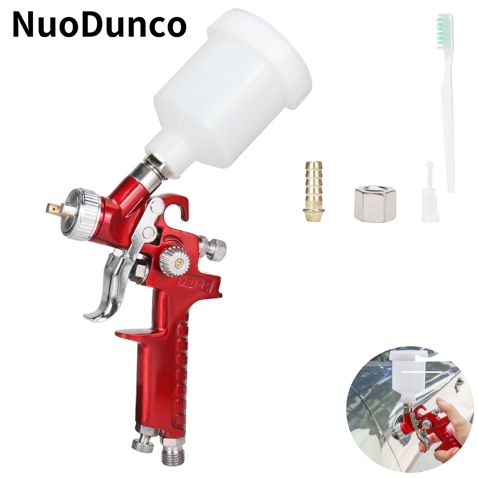 Professional Pneumatic Spray Guns HVLP Mini Paint Spray Gun Airbrush for Car Furniture Spray Painting 0.8mm/1mm Nozzle
Professional Pneumatic Spray Guns HVLP Mini Paint Spray Gun Airbrush for Car Furniture Spray Painting 0.8mm/1mm Nozzle