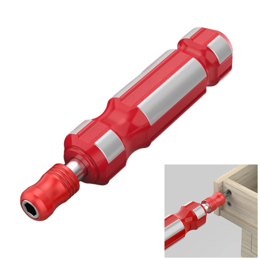 1pc 1/4'' Hex Screwdriver Handle Magnetic Screw Driver Bits Holder Self-Locking Adapter For Screwdriver Bits Socket Wrench Tools
1pc 1/4'' Hex Screwdriver Handle Magnetic Screw Driver Bits Holder Self-Locking Adapter For Screwdriver Bits Socket Wrench Tools