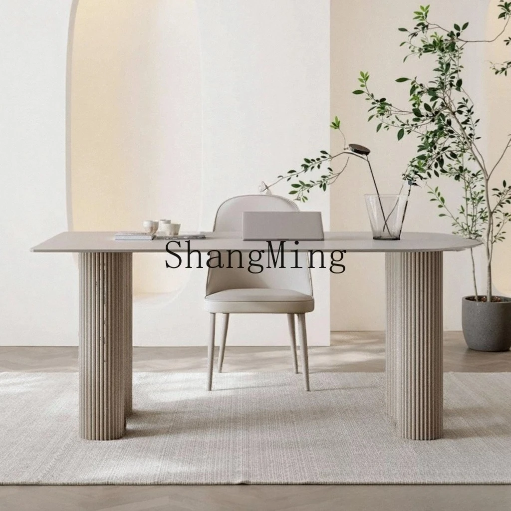SM simple cream wind rock slab modern desk light luxury beauty table writing table
SM simple cream wind rock slab modern desk light luxury beauty table writing table
