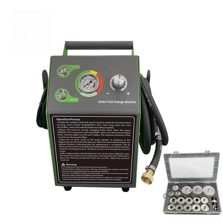 Mini Electrical Brake Fluid Exchanger Brake Oil Changing Machine With Adapters and Super High Quality Waste Oil Tank
Mini Electrical Brake Fluid Exchanger Brake Oil Changing Machine With Adapters and Super High Quality Waste Oil Tank