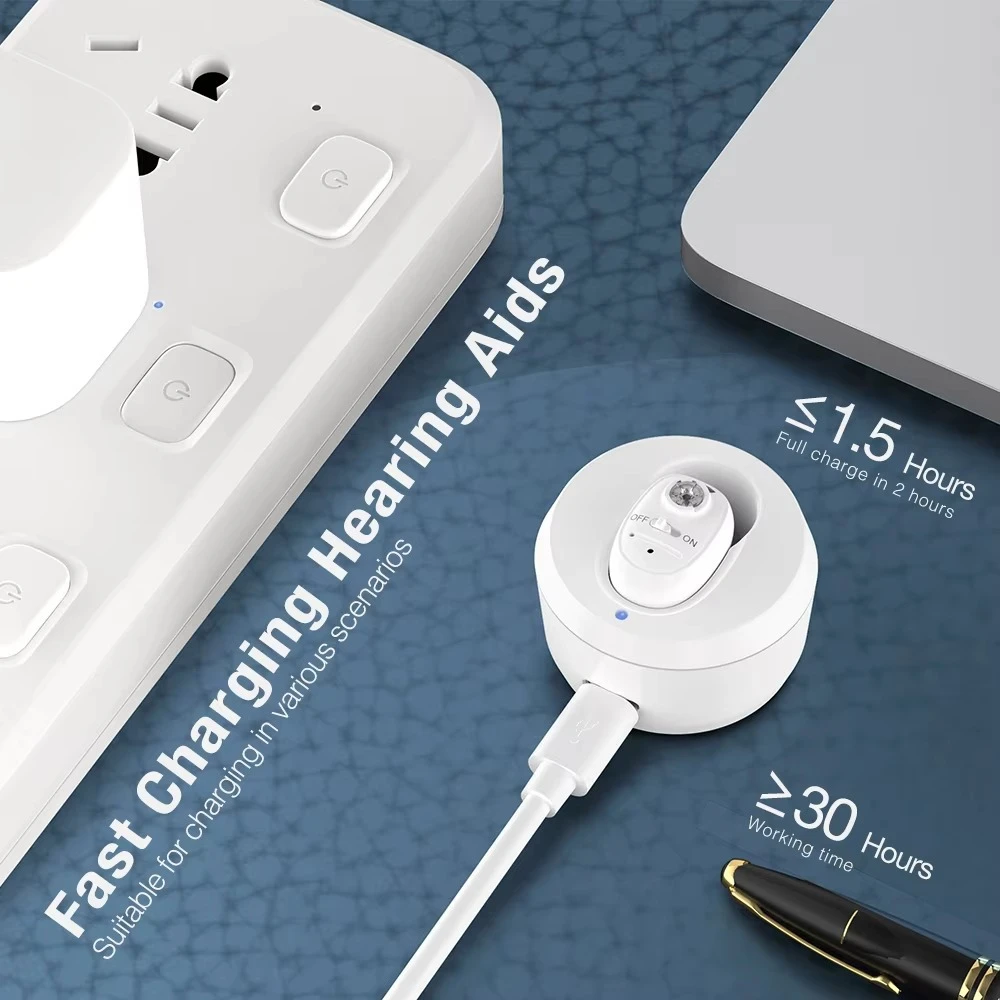 Mini In-Ear Wireless Boost Hearing Rechargeable Earphones Sound Amplifier Device Noise Cancelling Lightweight For Elderly Gift
Mini In-Ear Wireless Boost Hearing Rechargeable Earphones Sound Amplifier Device Noise Cancelling Lightweight For Elderly Gift