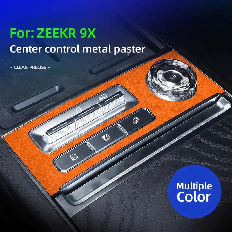 For ZEEKR 9X 2025 2026 Italian Suede Car Central Control Knob Metal Panel Trim Decorative Sticker Interior Trim Accessories
For ZEEKR 9X 2025 2026 Italian Suede Car Central Control Knob Metal Panel Trim Decorative Sticker Interior Trim Accessories