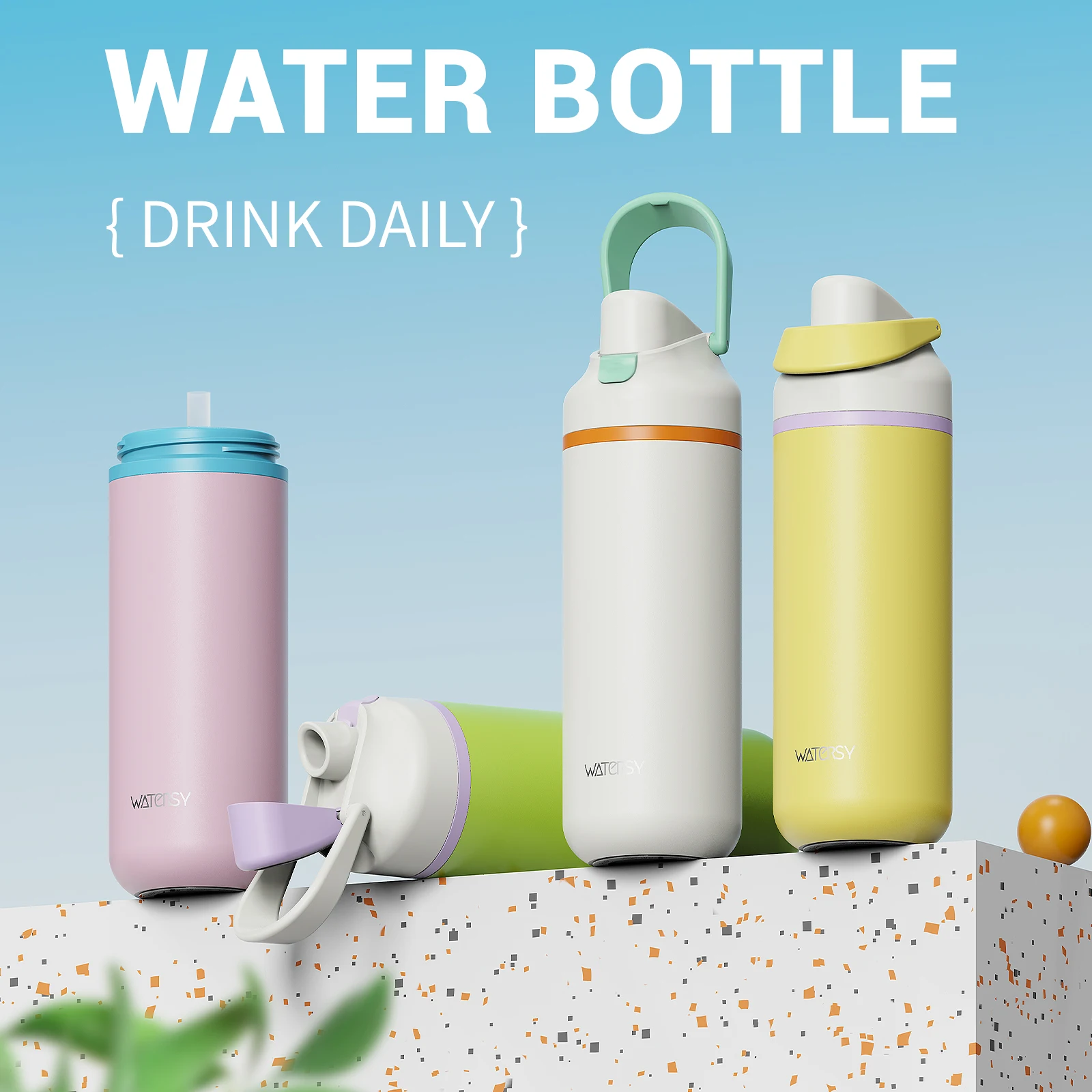 WATERSY 600ml 720ml Stainless Steel Thermal Mug with Handle Double Wall Vacuum Insulated Tumbler Cup for Coffee Tea Water
WATERSY 600ml 720ml Stainless Steel Thermal Mug with Handle Double Wall Vacuum Insulated Tumbler Cup for Coffee Tea Water