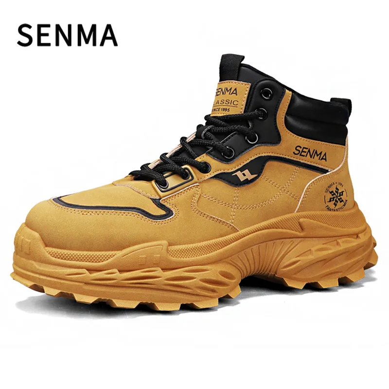SENMA Мужские ботинки Высокие мужские повседневные туфли Уличные кроссовки Мотоциклетные ботильоны Мужские рабочие ботинки Повседневная походная/рабочая обувь
SENMA Мужские ботинки Высокие мужские повседневные туфли Уличные кроссовки Мотоциклетные ботильоны Мужские рабочие ботинки Повседневная походная/рабочая обувь