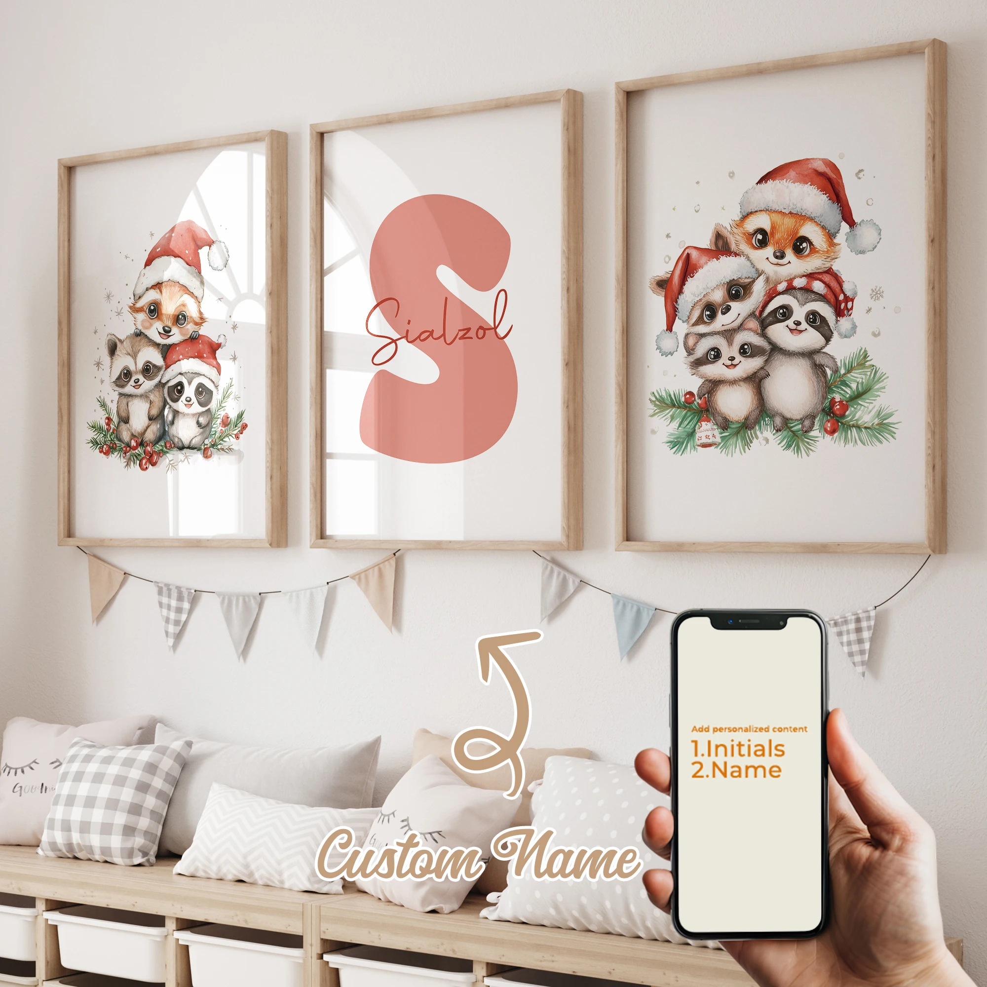 3pcs Personalized Custom Name Cartoon Squirrels Wall Art Print Picture Canvas Poster Painting For Living Room Home Decor
3pcs Personalized Custom Name Cartoon Squirrels Wall Art Print Picture Canvas Poster Painting For Living Room Home Decor