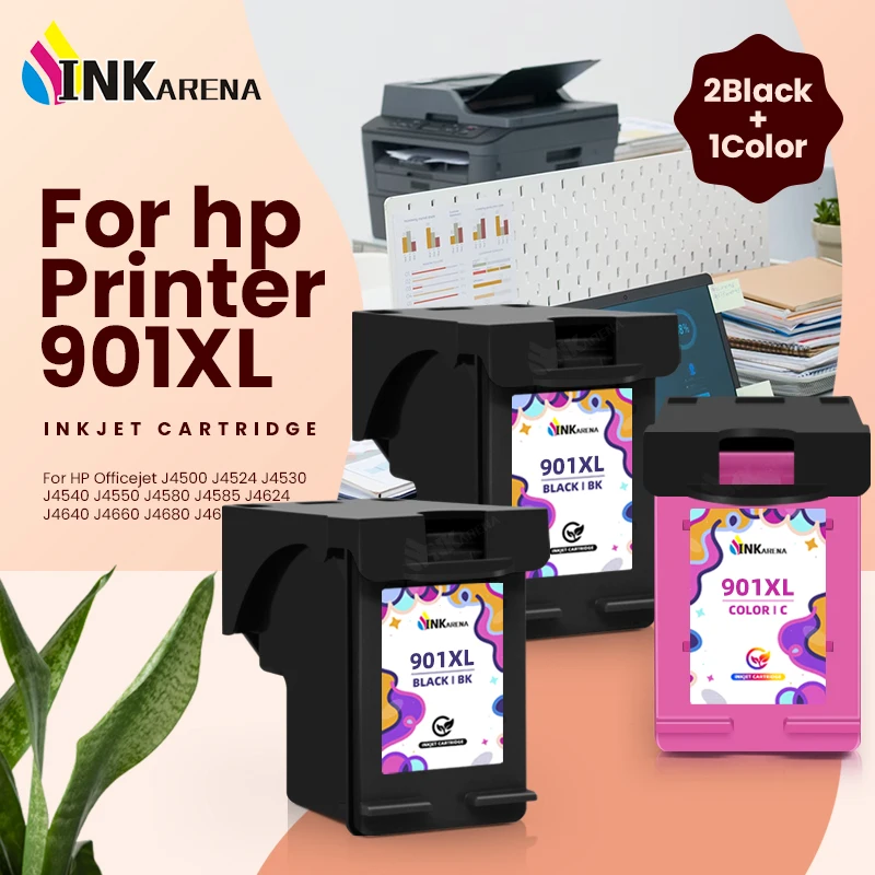 Совместимый 901XL для HP901, замена картриджа HP 901 для принтера Officejet 4500 J4500 J4540 J4550 J4580 J4640 4680
Совместимый 901XL для HP901, замена картриджа HP 901 для принтера Officejet 4500 J4500 J4540 J4550 J4580 J4640 4680