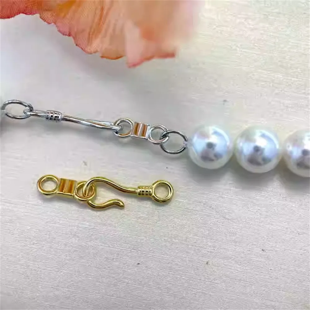 S925 Sterling Silver Jewelry Clasp for DIY Necklace Bracelet Jewelry Findings Connector Hook 925 Silver Clasps Crafting Supplies
S925 Sterling Silver Jewelry Clasp for DIY Necklace Bracelet Jewelry Findings Connector Hook 925 Silver Clasps Crafting Supplies